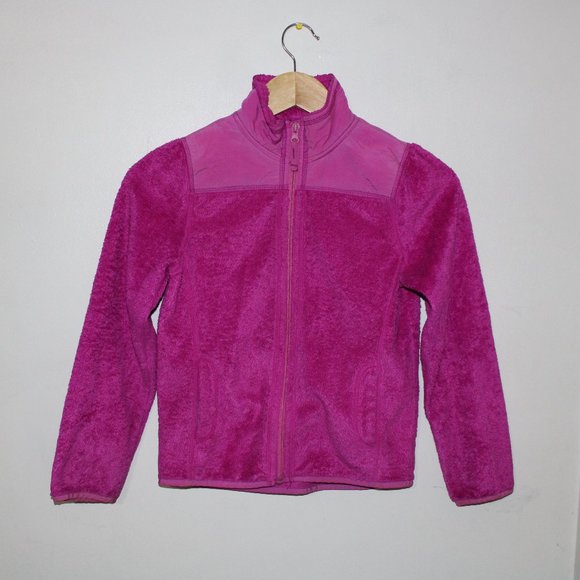Children's Place Girl Pink Fleece Sweater(7-8) - Picture 2 of 8